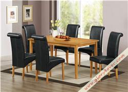 SCROLL BACK PU CHAIR